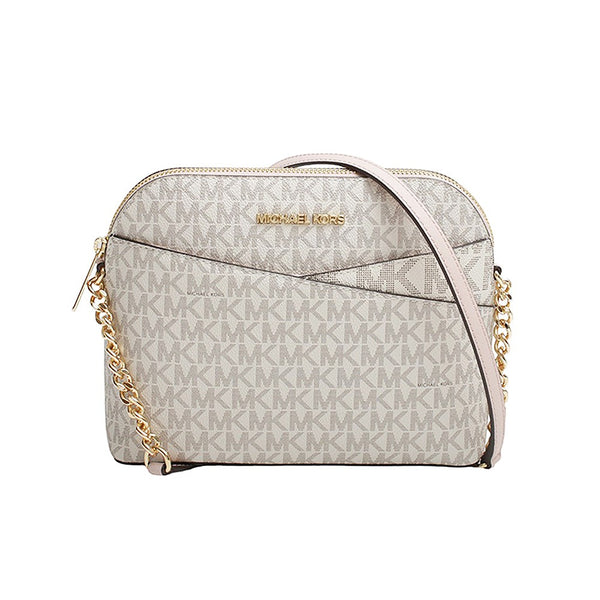 マイケルコース MICHAEL KORS JET SET TRAVEL MD DOME XCROSS XBODY ショルダーバッグ 35F1GTVC6B-PWDBLSHMLT レディース パウダーブラッシュマルチ